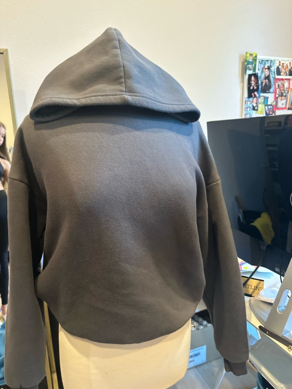 Edikted Hoodie with Pink bows